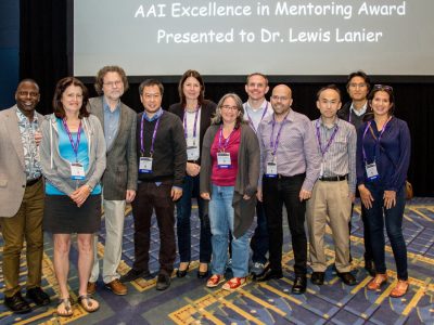 Lewis Lanier’s AAI Excellence in Mentoring Award presentation